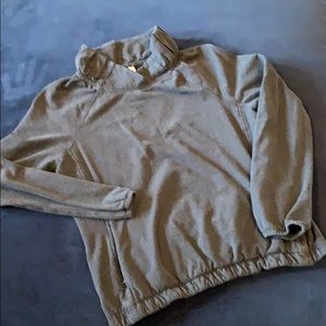 Lululemon size 10 grey popover long sleeve top